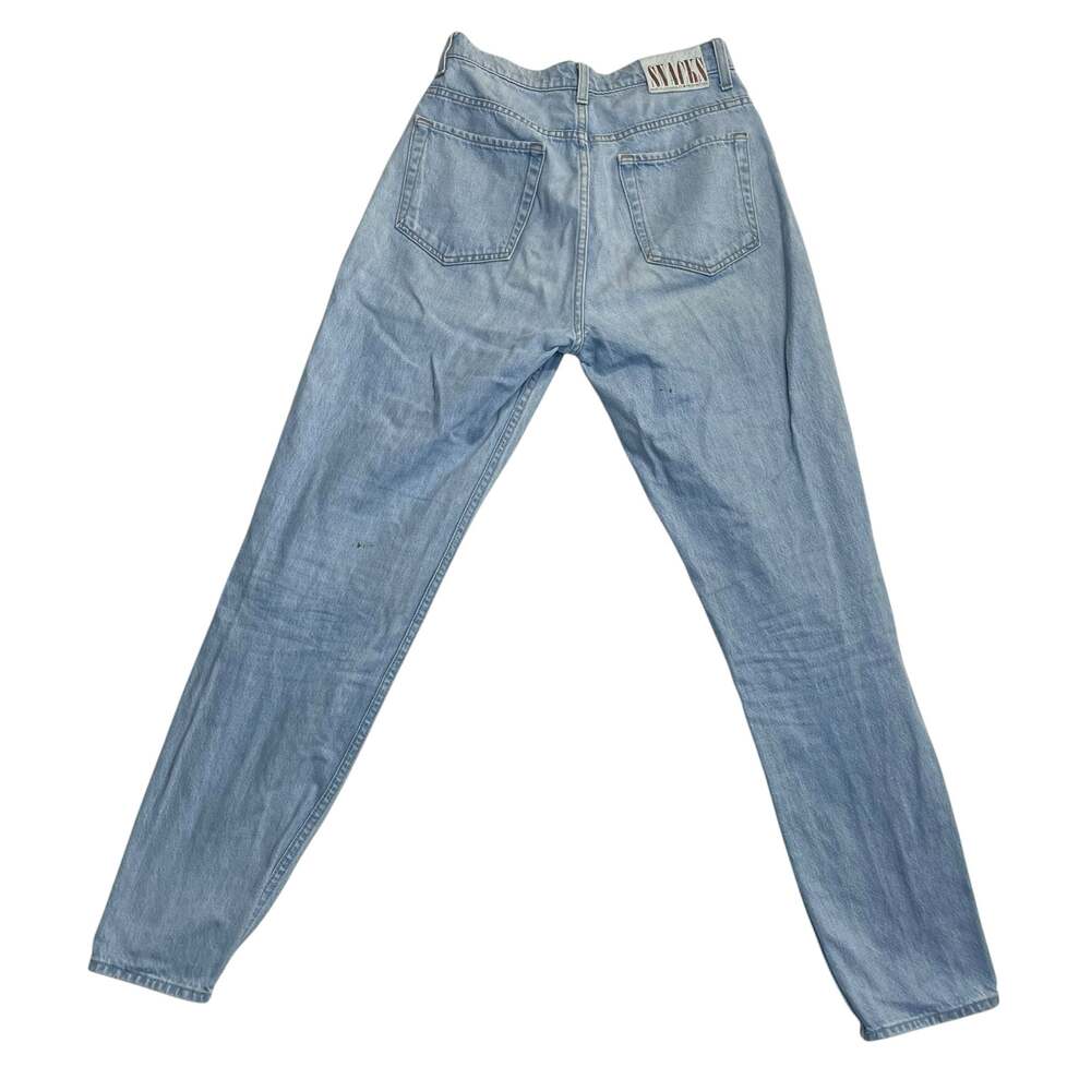 Snacks Mother Jeans Women’s 28 Light Wash High Rise Straight Leg Denim - Picture 10 of 13